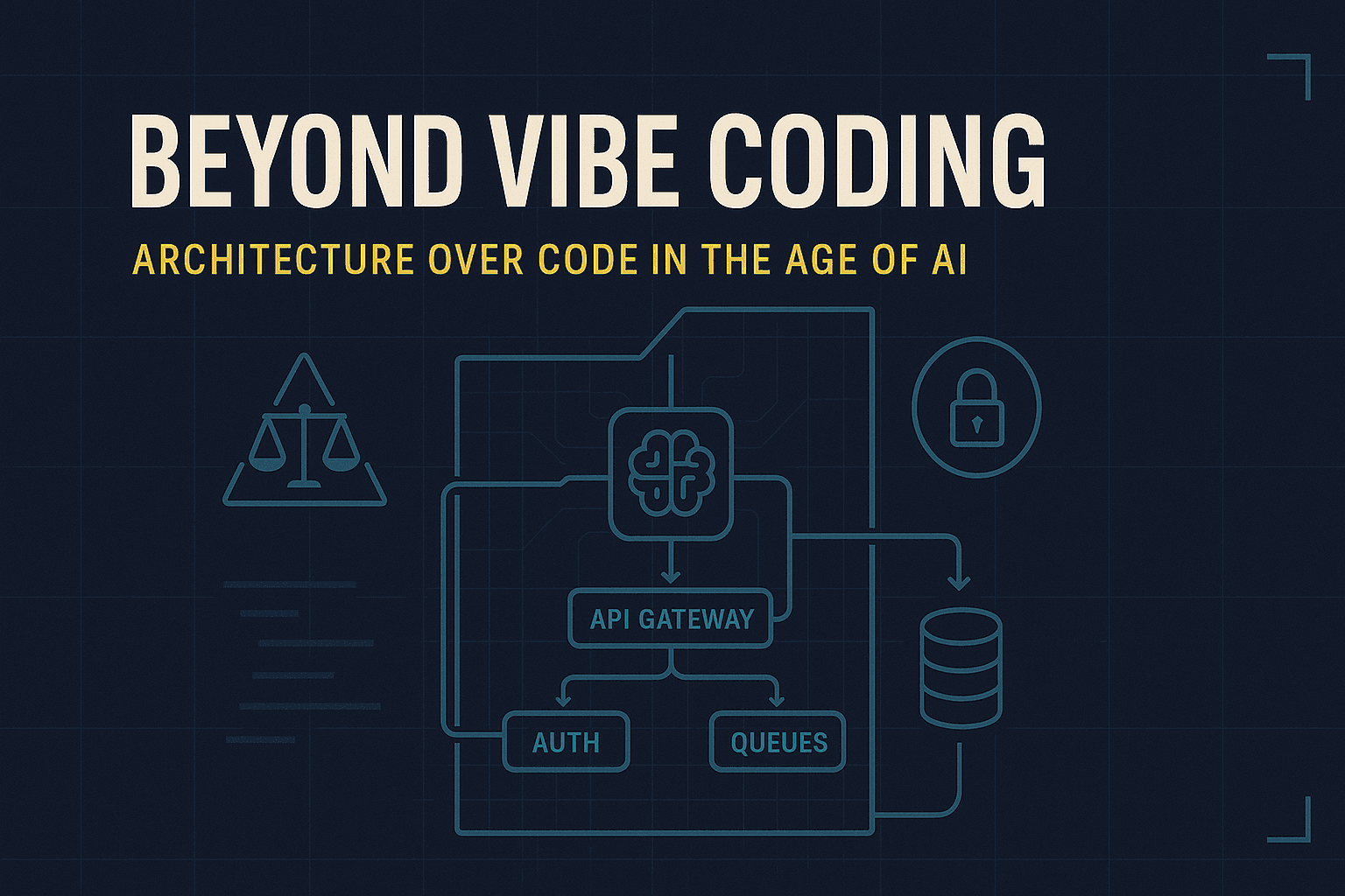 Beyond Vibe Coding: Architecture Over Code in the Age of AI